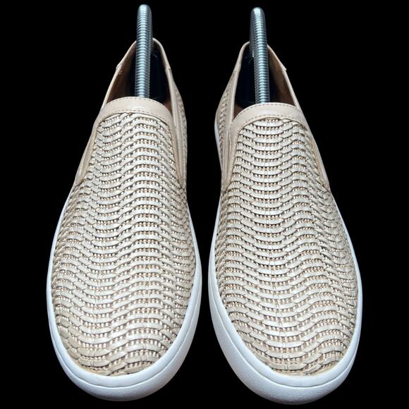 KAARI BLUE Women's 8 Cream Woven Loafer Slip On Comfort Shoes Casual - Picture 8 of 11